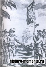 Экспедиция, посланная в 1584 г. сэром Уолтером Рэ&not;ли в Новый Свет, основала колонию на острове Роа&not;нок и вернулась в Англию с восторженным отчетом.