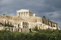 Акрополь - самая высокая часть укрепленного греческого города или цитадели