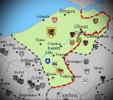 Что представляла собой средневековая Фландрия как графство