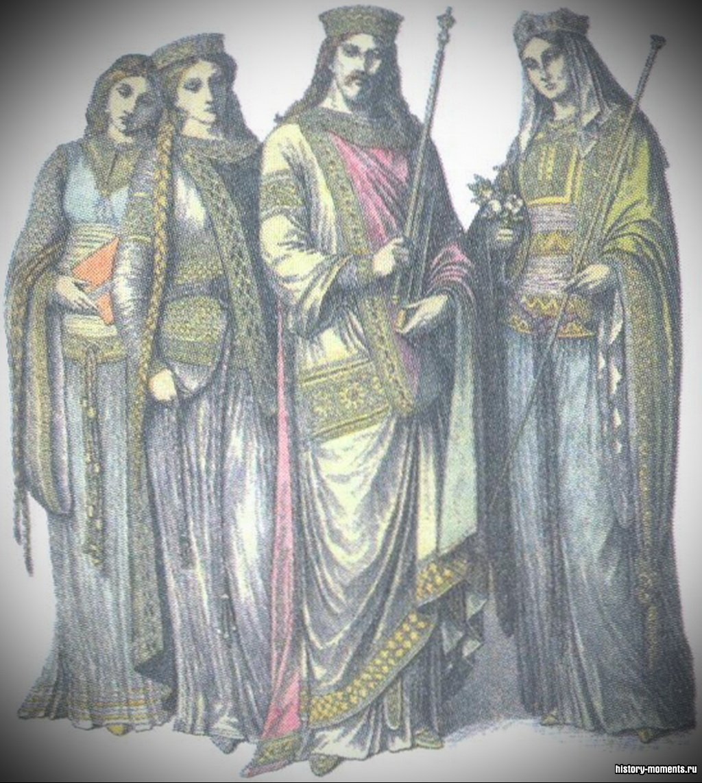 Правление Карла Великого (в центре) принесло Европе период мира и единства после нескольких веков кровопролитных войн.