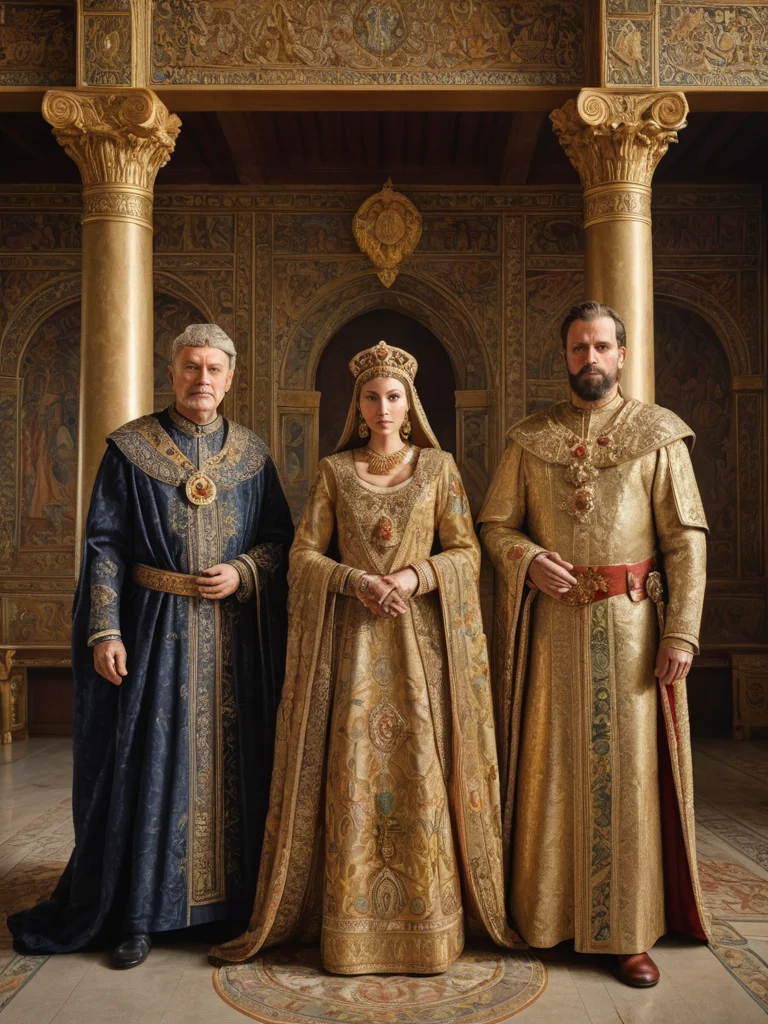 Быт и нравы при дворе византийского императора: роскошь и интриги.