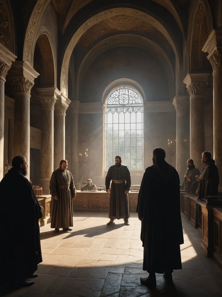 Быт и нравы при дворе византийского императора: роскошь и интриги.