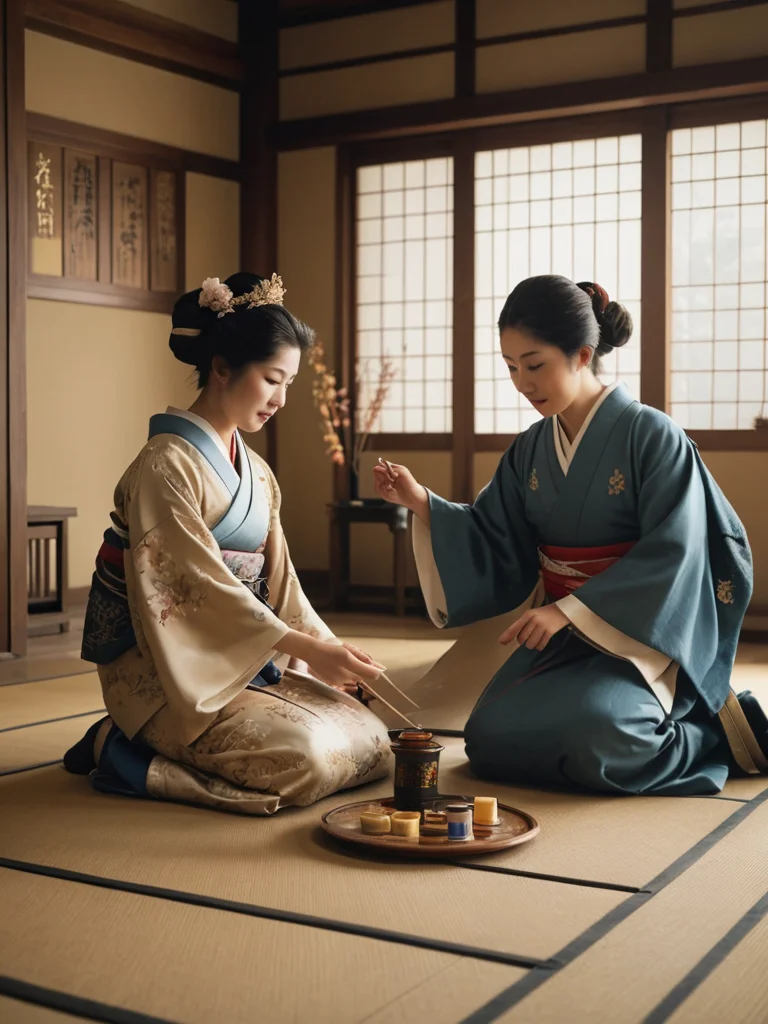 Быт и нравы средневековой Японии.