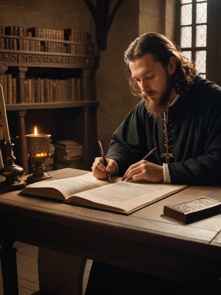 Как выглядела средневековая книга до изобретения книгопечатания.