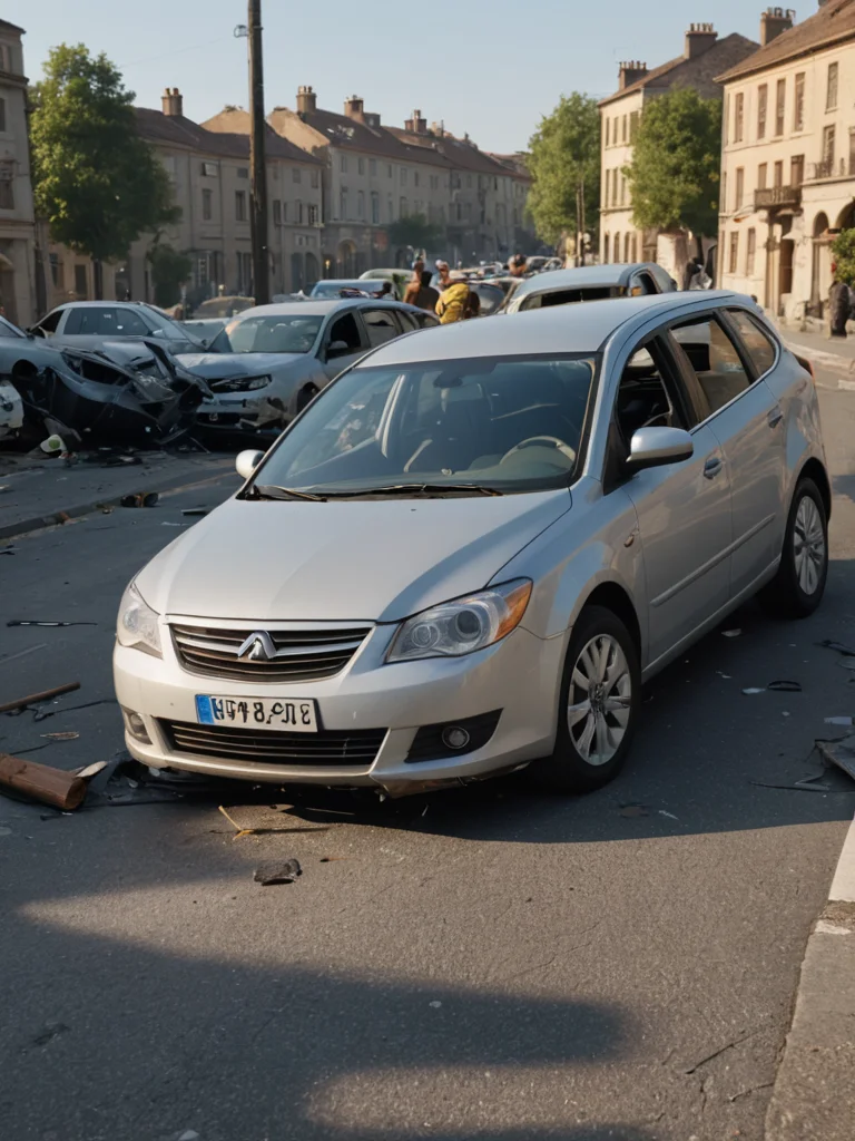 Подушка безопасности в автомобиле.