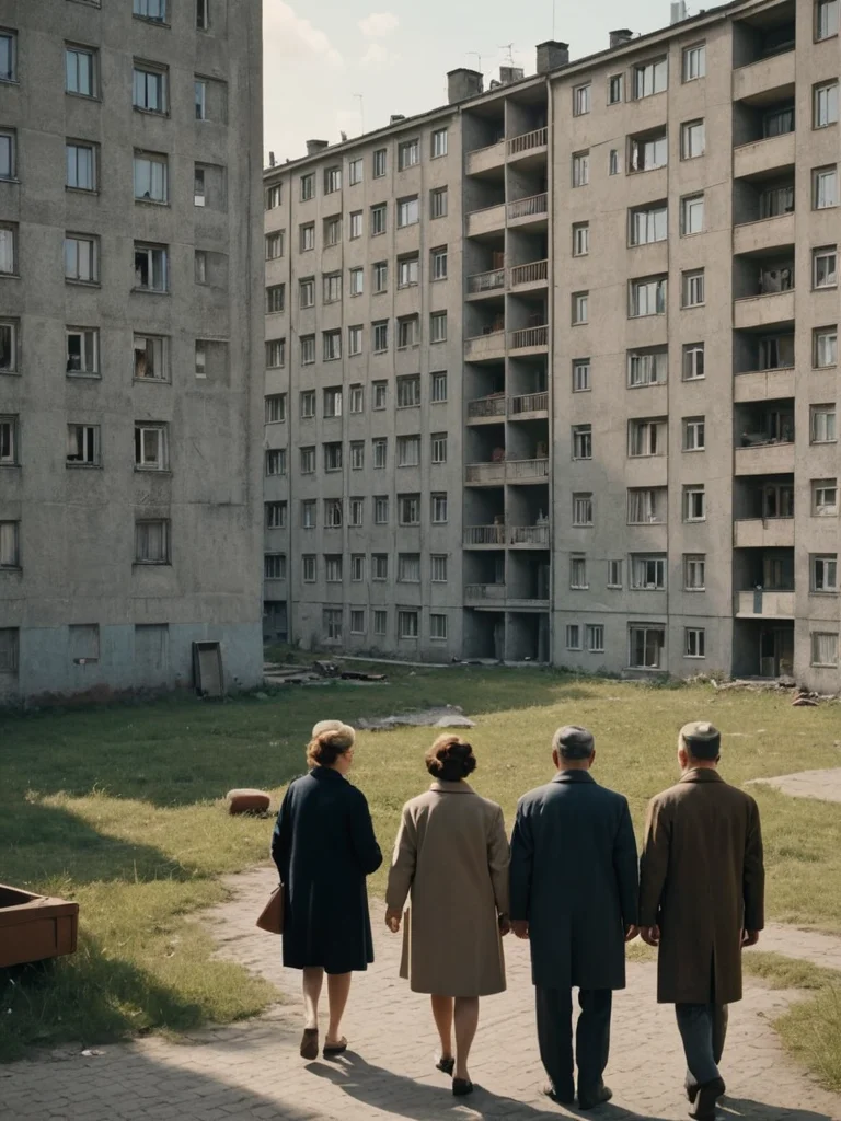 Послевоенный быт в СССР: от коммуналок до хрущевок.