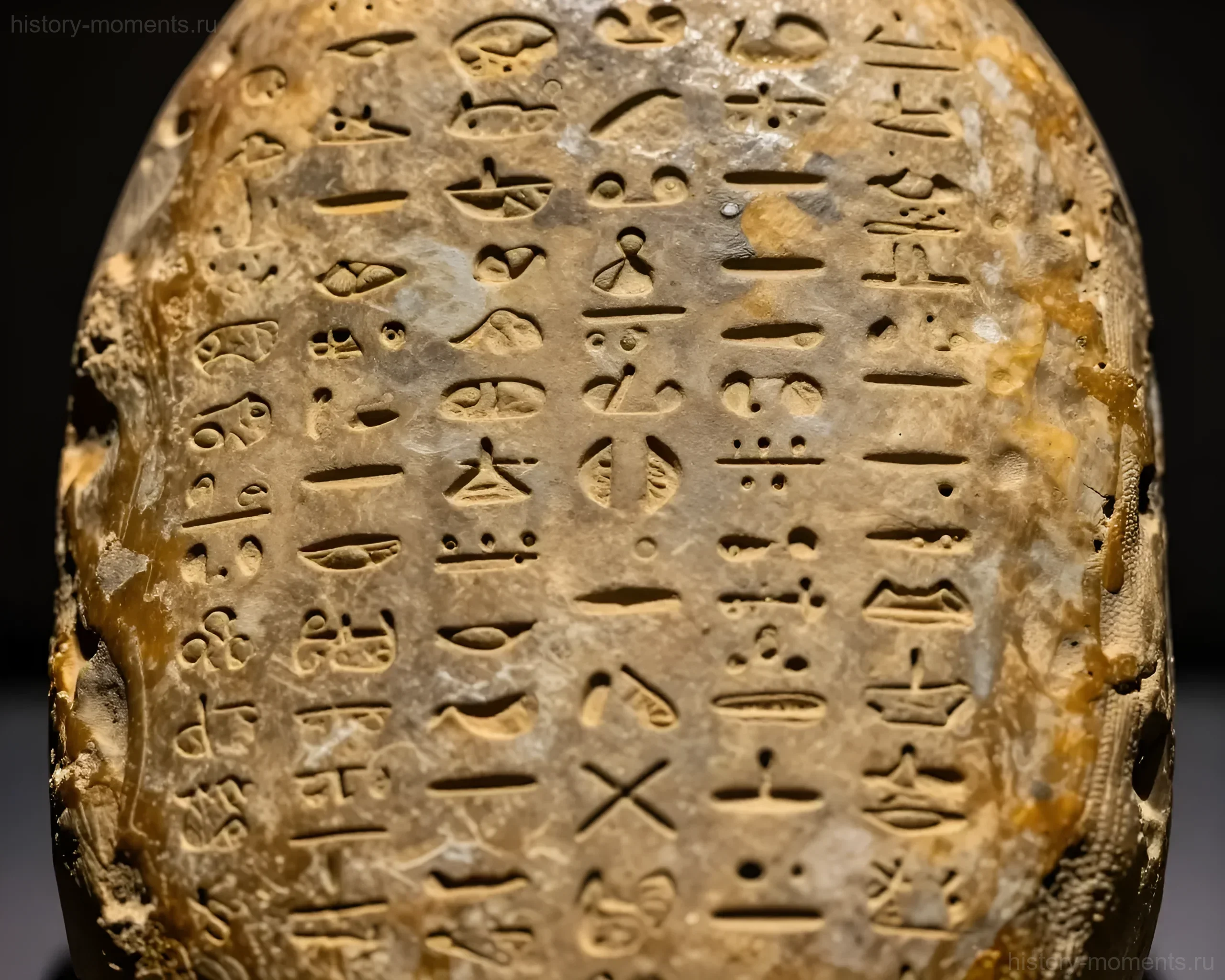 Древний вавилонский камень с выгравированной клинописью — один из первых примеров систематизации данных о населении, предшественник современных баз данных и алгоритмов учета.